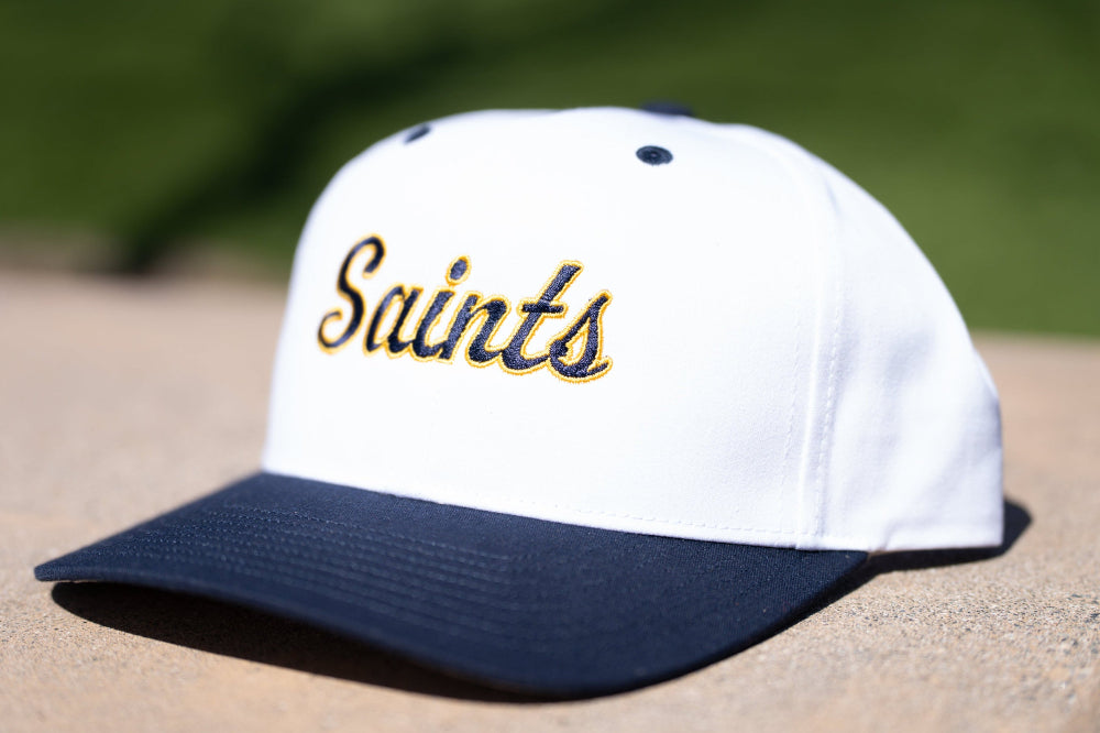 Saints White Pro Twill Snapback Cap