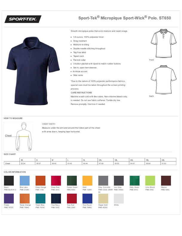 Unisex Performance Polo ST650